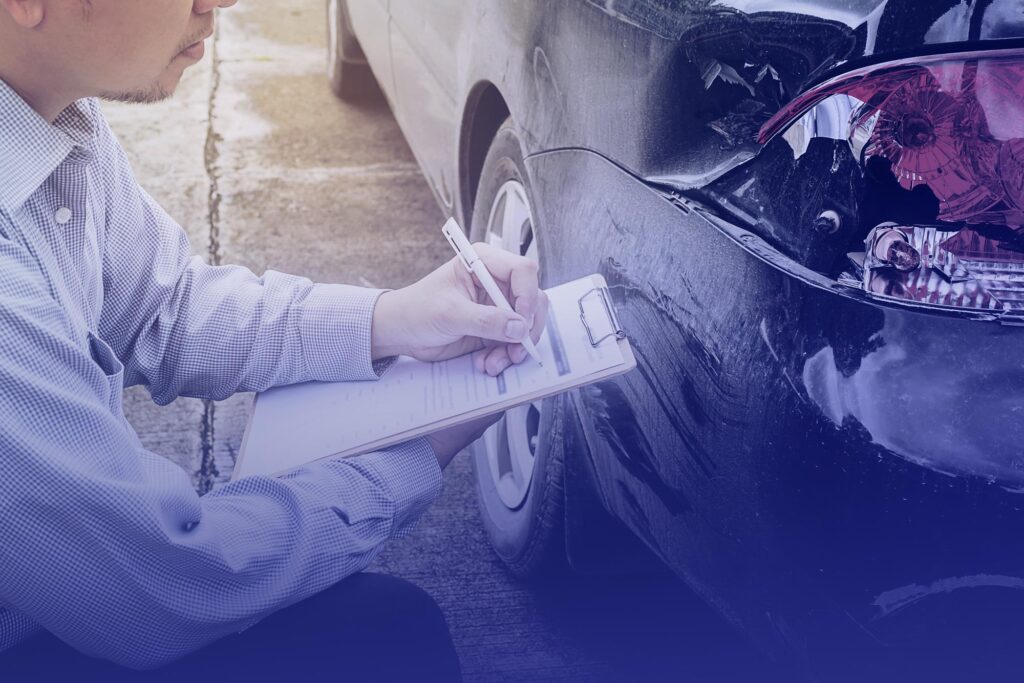 Begutachtung eines Unfallschadens